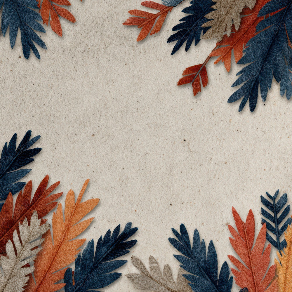 Tribal Arrow Feather Navy Rust Digital Paper Pack (DDD004062)