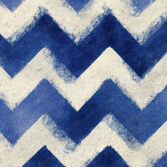 Tribal Chevron Indigo White Digital Paper Pack (DDD004064)