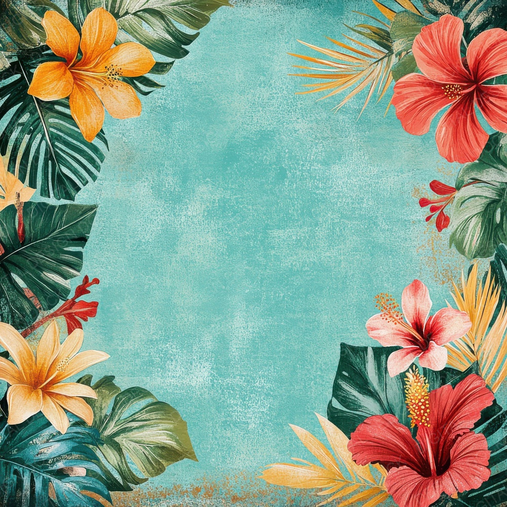 Tropical Bloom Digital Paper Pack (DDD004087)