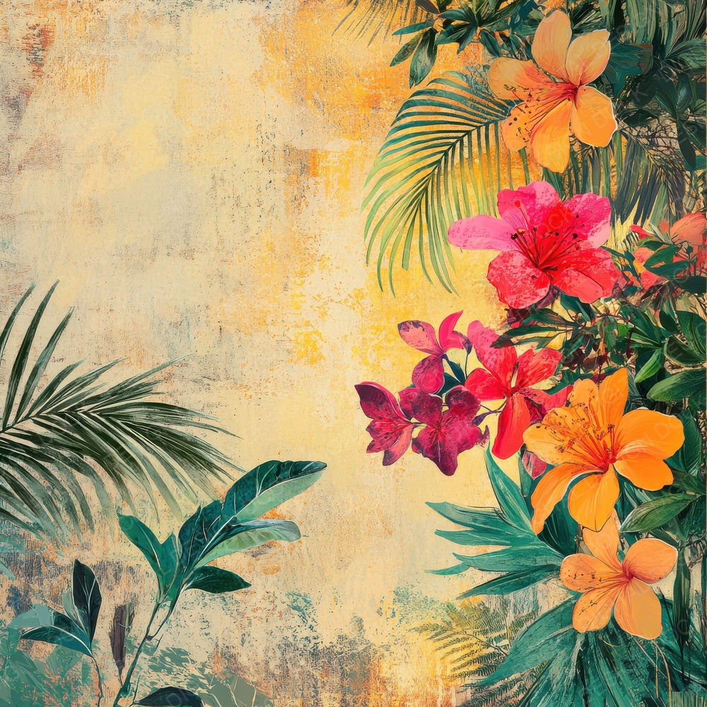 Tropical Bloom Canopy Digital Paper Pack (DDD004088)