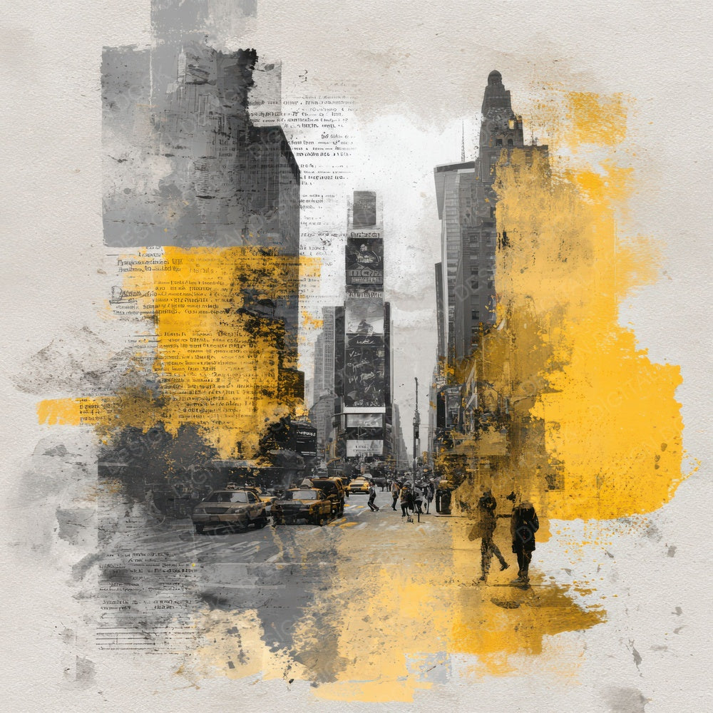 Urban NYC Collage Digital Paper Pack (DDD004128)