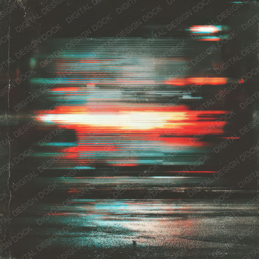 VHS Static Analogue Blur Digital Paper Pack (DDD004148)