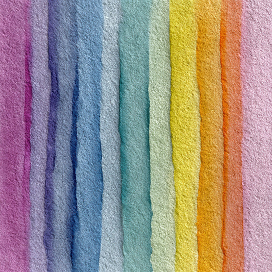 Vertical Watercolour Wash Rainbow Digital Paper Pack (DDD004159)