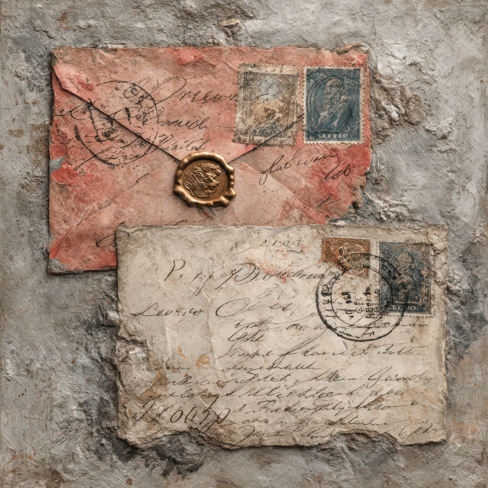 Victorian Letter Layers Digital Paper Pack (DDD007984)