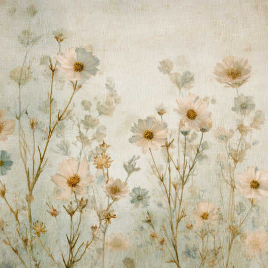 Vintage Daisy Overlay Digital Paper Pack (DDD008673)