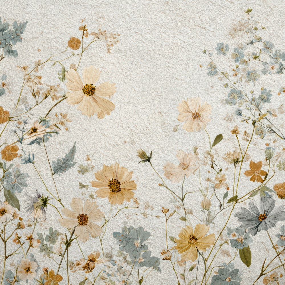 Vintage Daisy Overlay Digital Paper Pack (DDD008673)