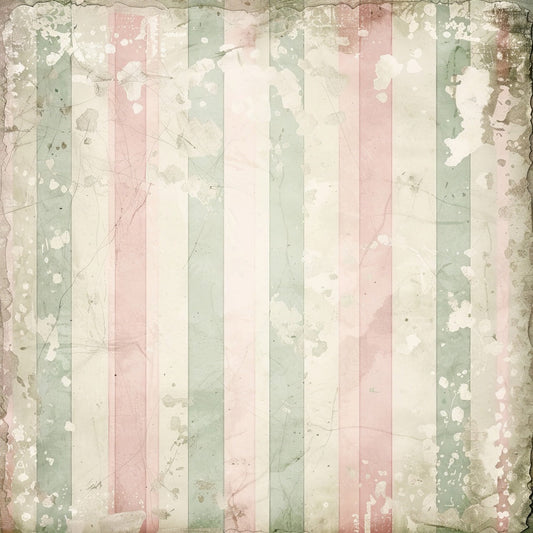 Vintage Digital Paper Soft Pastel Stripes Digital Paper Pack (DDD004287)