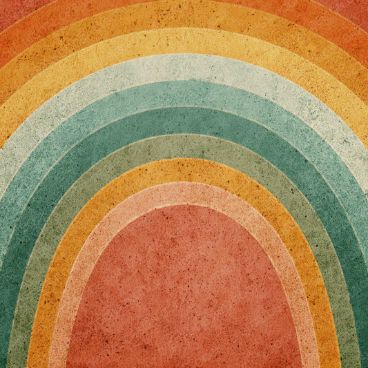 Vintage Fabric Rainbow Digital Paper Pack (DDD008625)