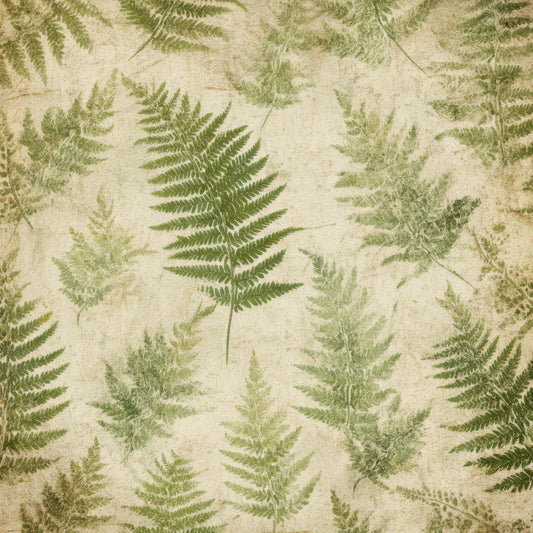 Vintage Fern Overlay Digital Paper Pack (DDD008675)