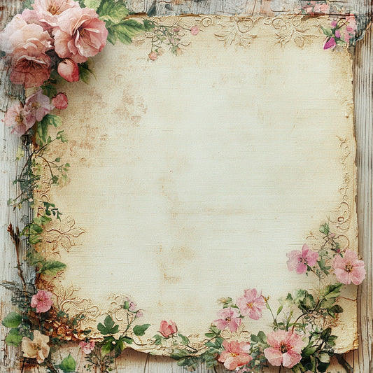 Vintage Lace Collage Digital Paper Pack (DDD004304)