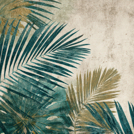 Vintage Palm Fronds Digital Paper Pack (DDD008726)
