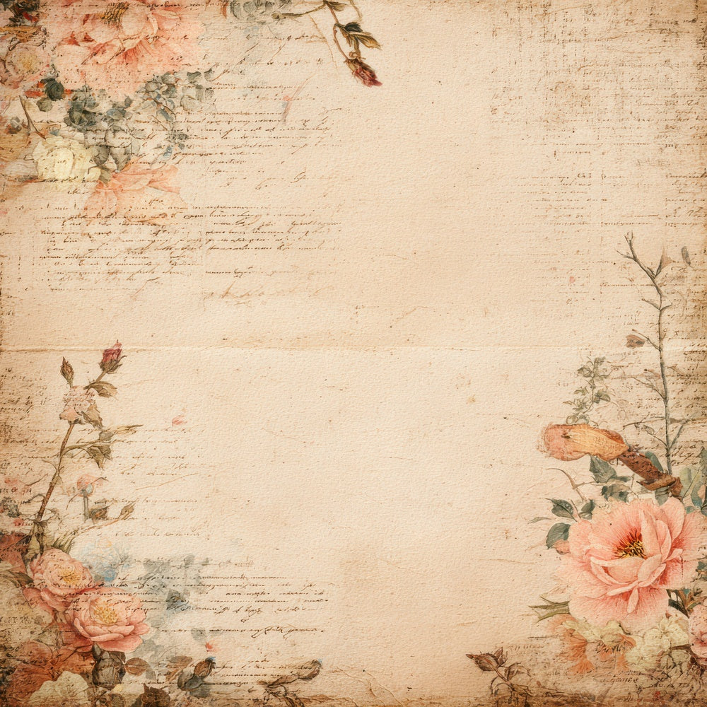 Vintage Rose Garden Digital Paper Pack (DDD004313)