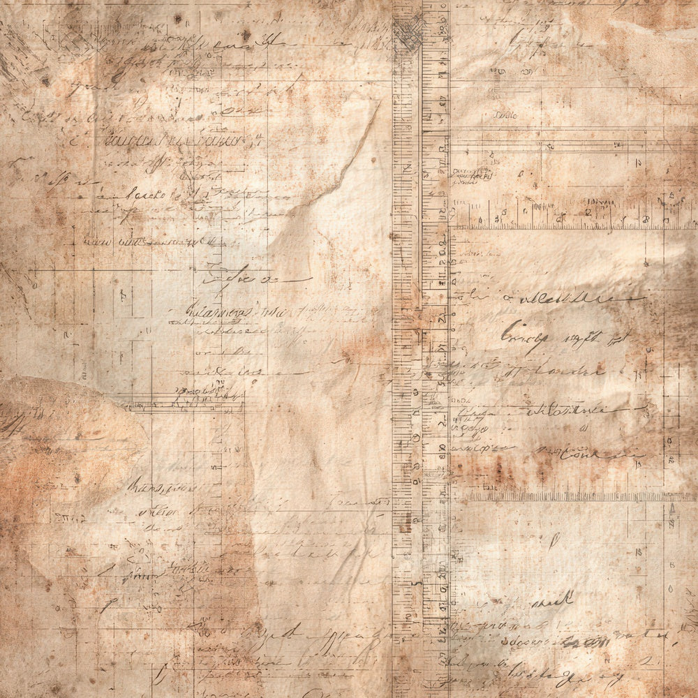 Vintage Sewing Pattern Background Digital Paper Pack (DDD008883)