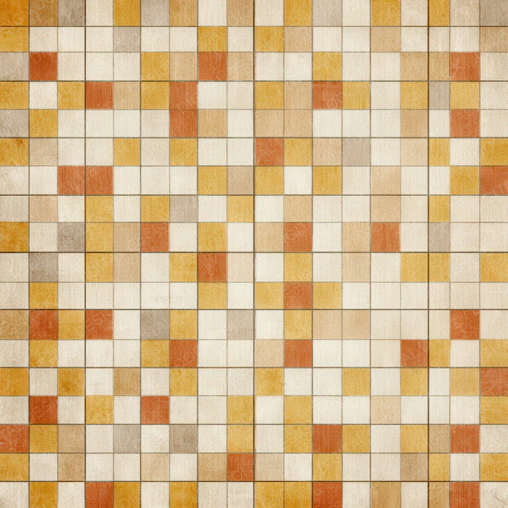 Vintage Tile Grid Digital Paper Pack (DDD008667)