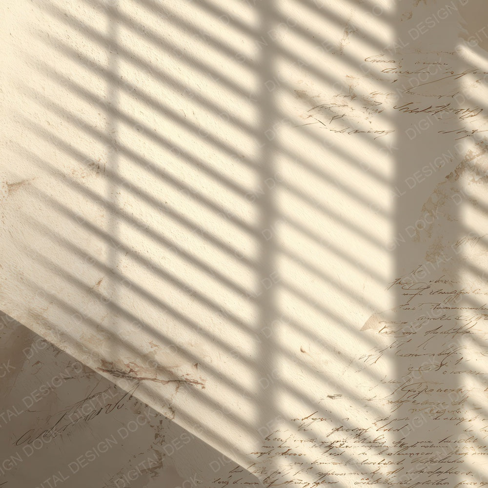 Vintage Window Blind Light Digital Paper Pack (DDD012342)