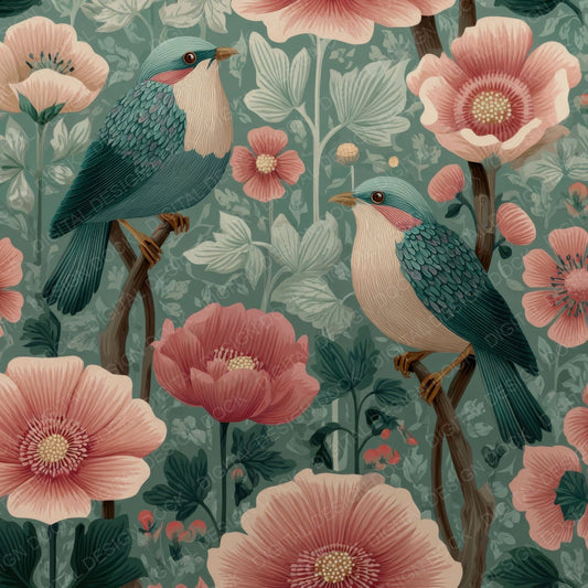 Voysey Botanical Digital Paper Pack (DDD004337)
