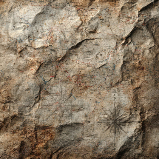 Warzone Crumpled Map Flag Ash Digital Paper Pack (DDD004361)