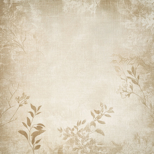 Weathered Botanical Linen Background Digital Paper Pack (DDD004384)