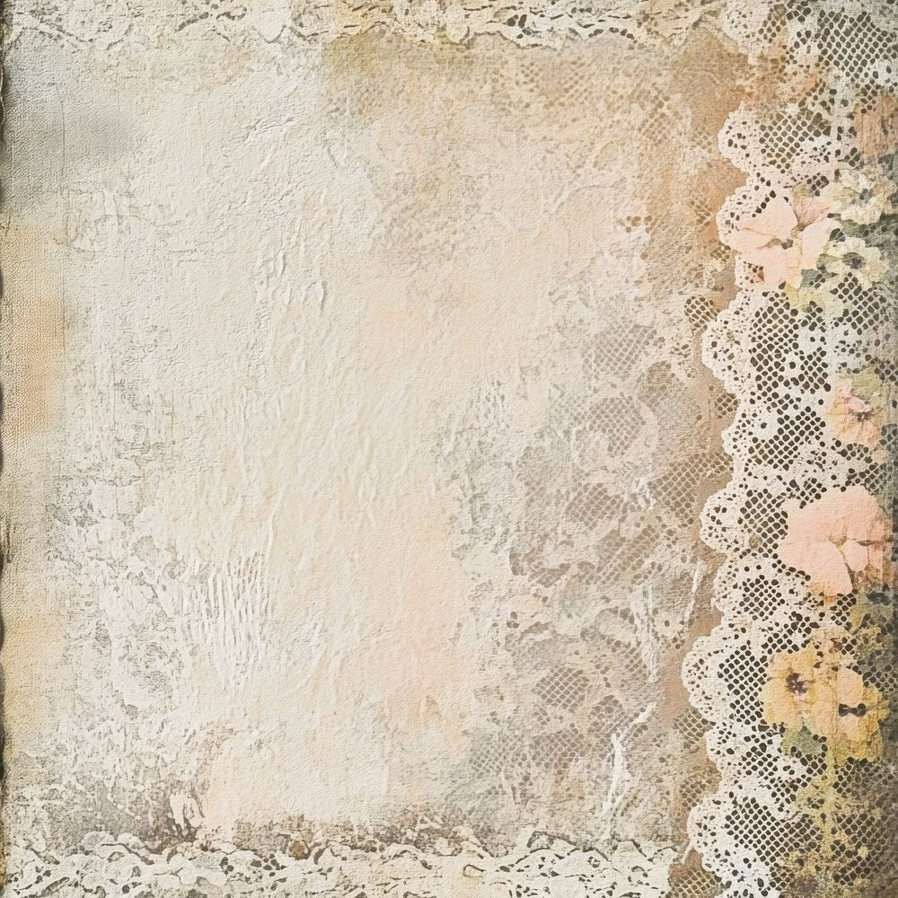 Weathered Lace Florals Background Digital Paper Pack (DDD004386)