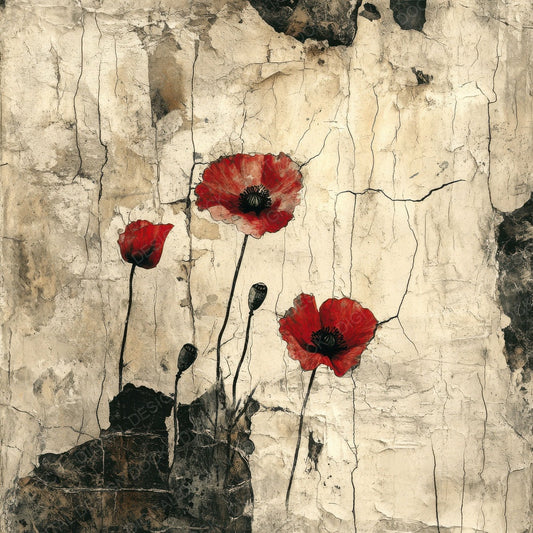 Wilted Poppy Dust Digital Paper Pack (DDD004427)