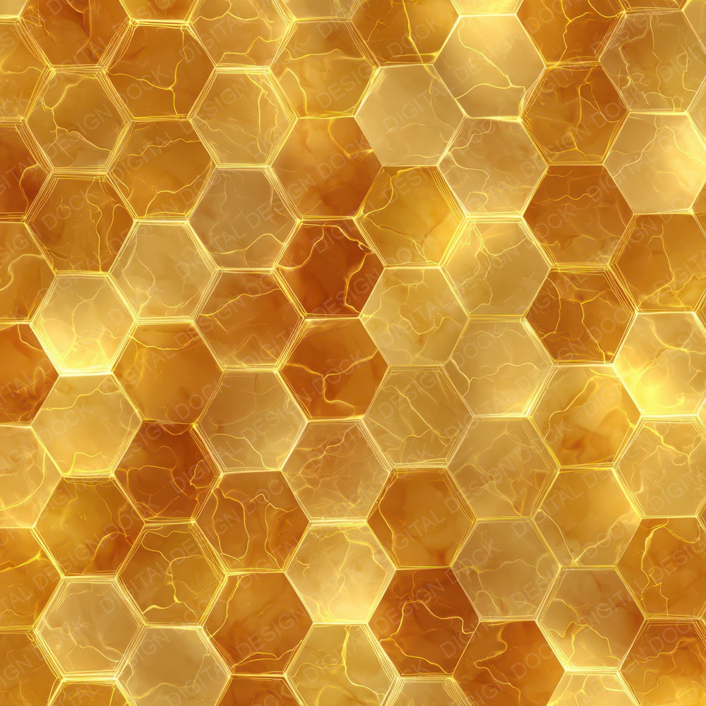 Yellow Honeycomb Wax Digital Paper Pack (DDD008523)