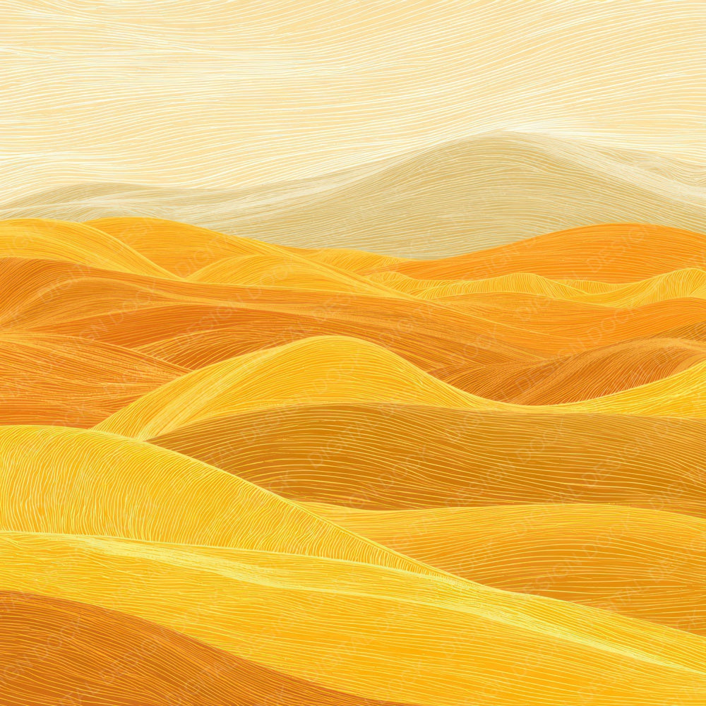 Yellow Sand Ripples Digital Paper Pack (DDD008525)