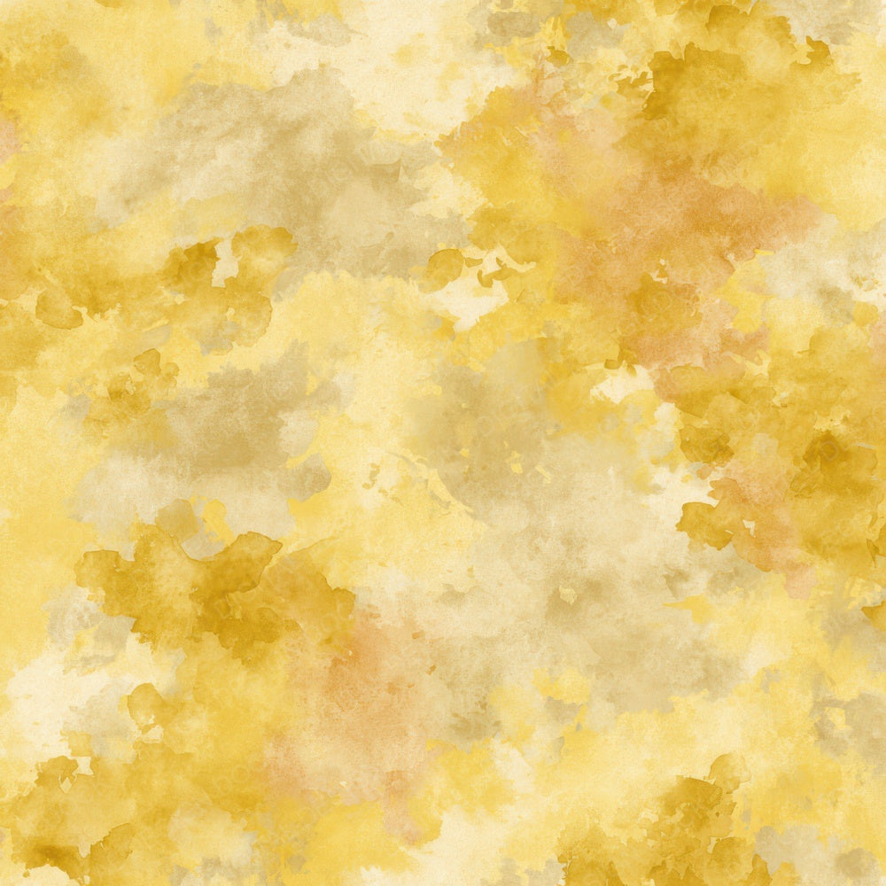 Yellow Watercolor Wash Digital Paper Pack (DDD008527)