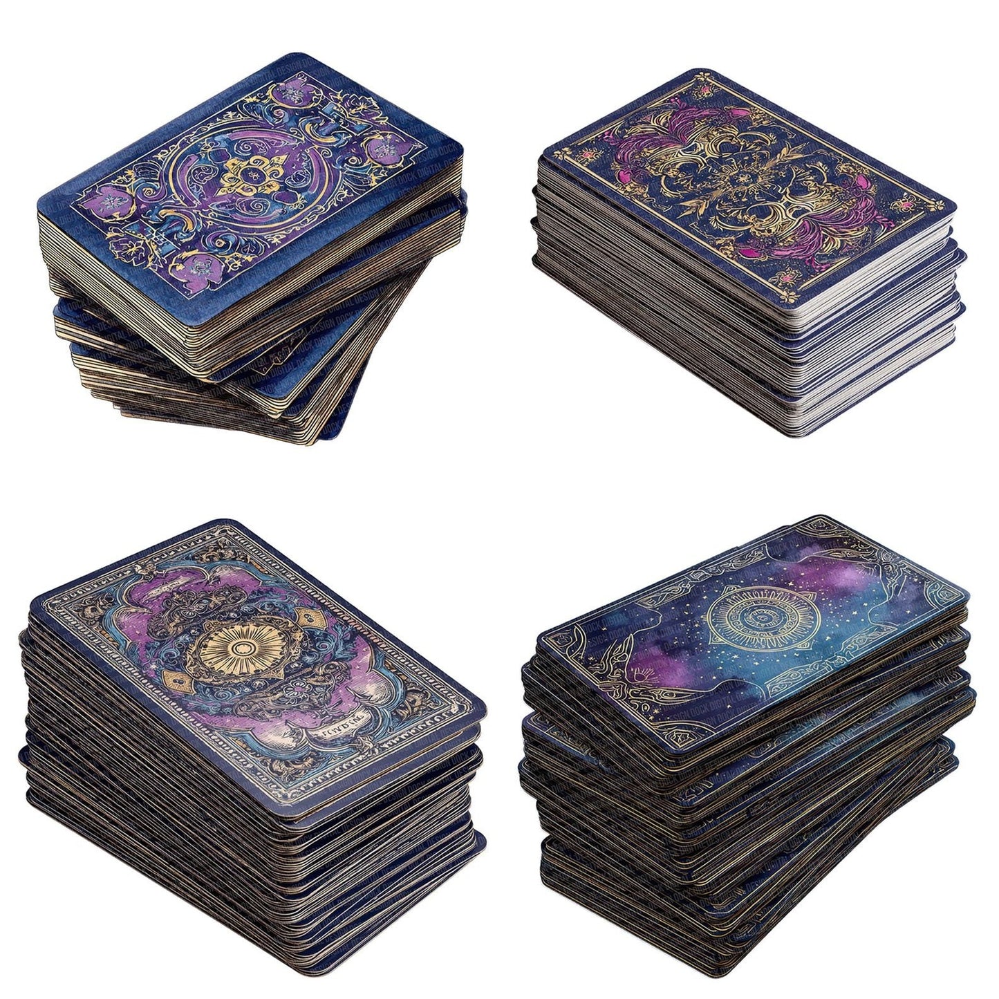 Watercolour Tarot Cards Clipart Set (DDD007390)