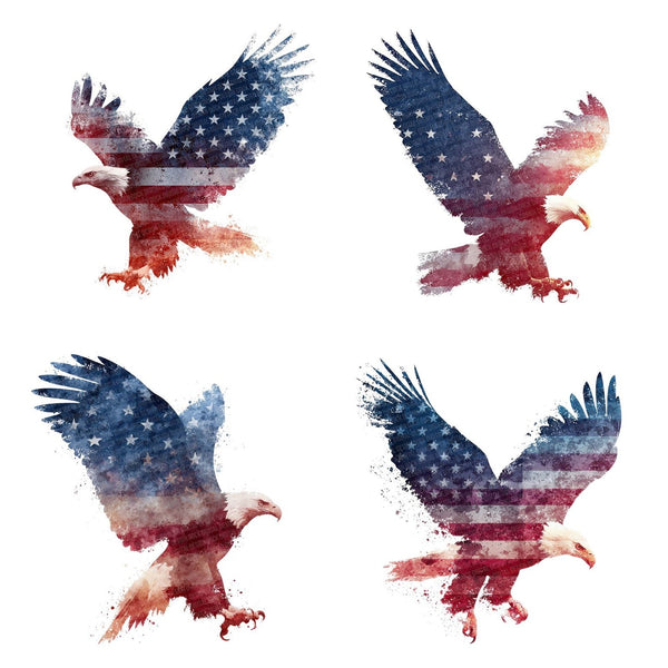 American Eagle Flag Design Clipart Set – The Digital Design Dock