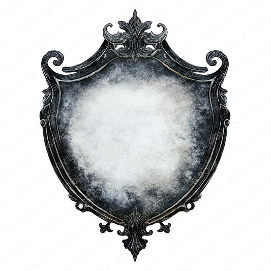 Blank Gothic Sign Clipart Set (DDD004704)