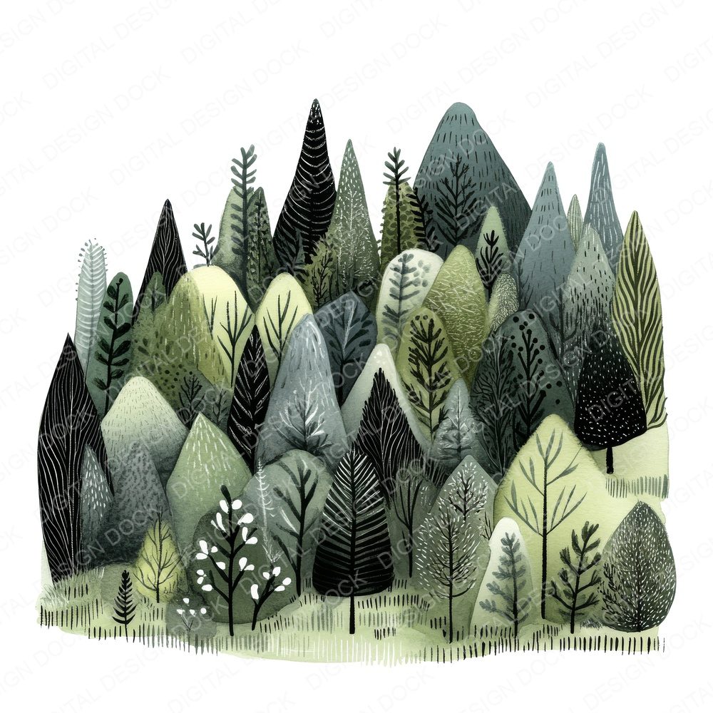 Boho Forest Fussy Cut Sheets (DDD009110)