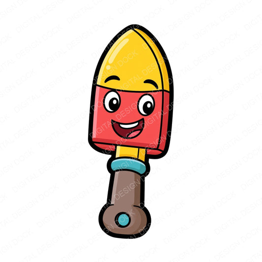 Cartoon Garden Tool Character Clipart Set (DDD014466)
