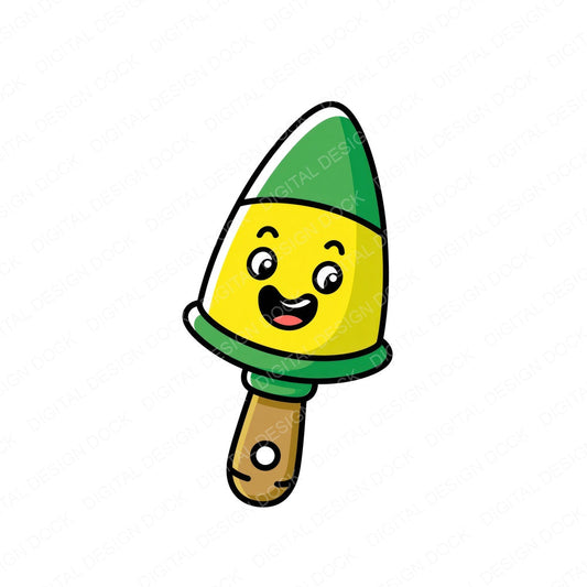 Cartoon Garden Tool Character Clipart Set (DDD014466)