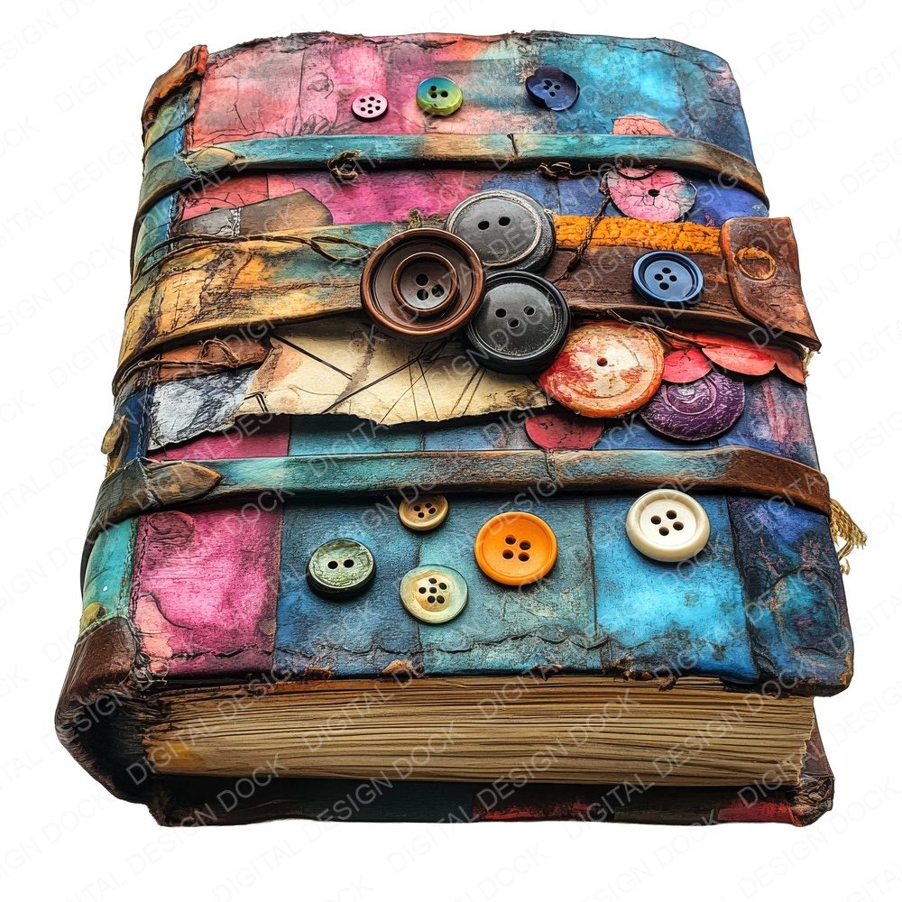 Colourful Journal Diary Book Clipart Set (DDD004996)