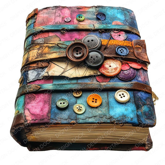 Colourful Journal Diary Book Clipart Set (DDD004996)