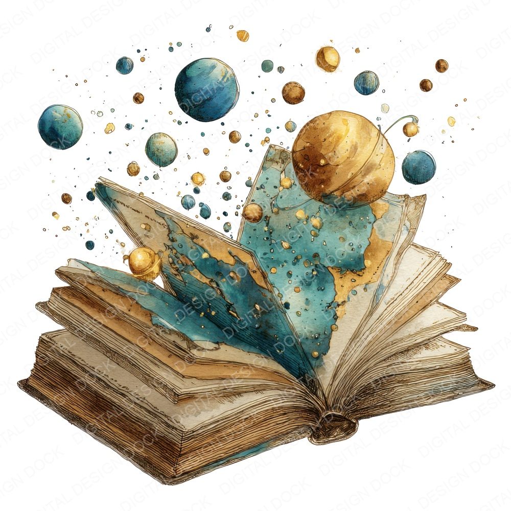 Cosmic Storybook Clipart Set (DDD005013)