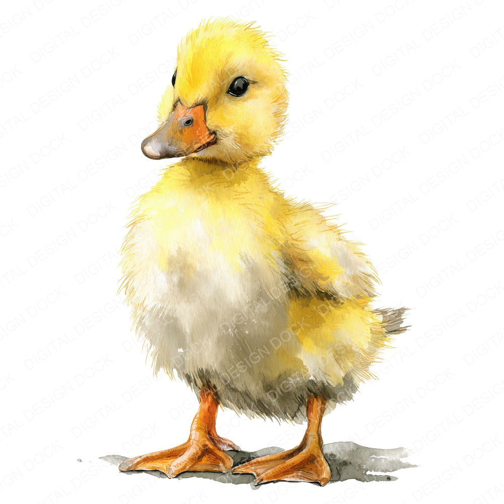 Cute Little Duckling Clipart Set (DDD008231)