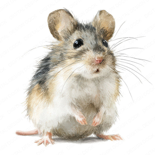 Cute Little Field Mouse Clipart Set (DDD008232)