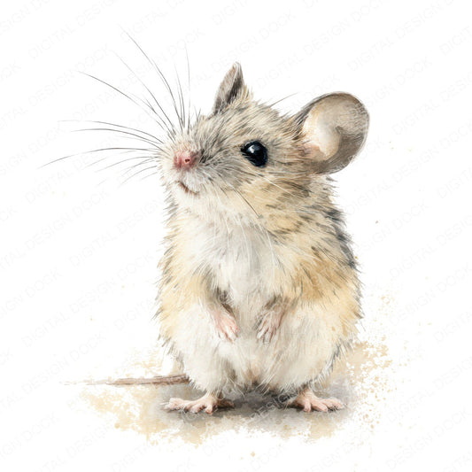Cute Little Field Mouse Clipart Set (DDD008232)