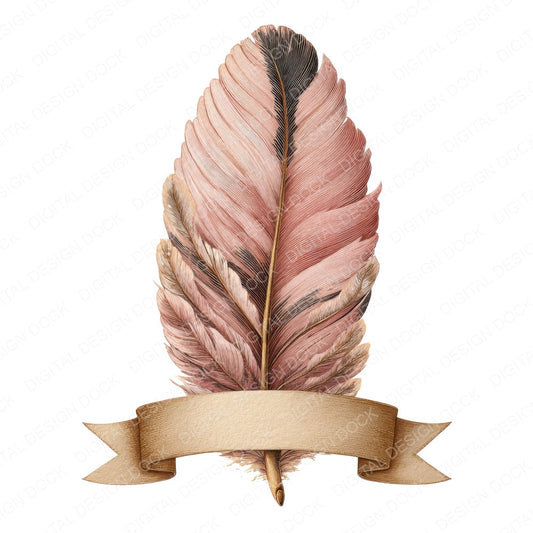 Feather Banner fussy cut sheet in A4 format showing all 12 designs on one printable page