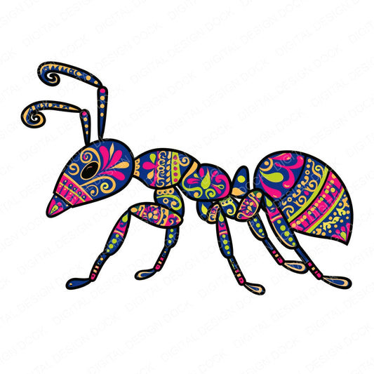 Folk Art Ant Clipart Set (DDD013825)