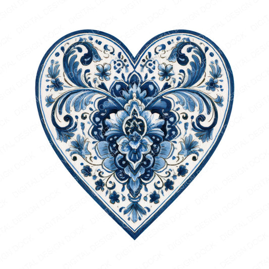 Folk Art Heart Clipart Set (DDD013688)