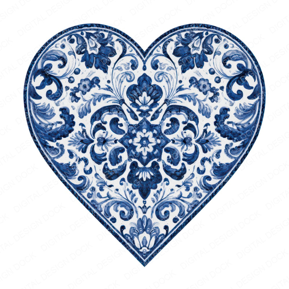 Folk Art Heart Clipart Set (DDD013688)
