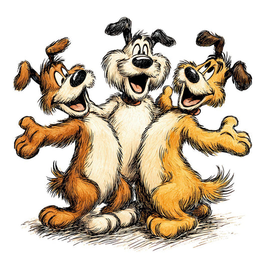 Funny Dancing Dogs Clipart Set (DDD005667)