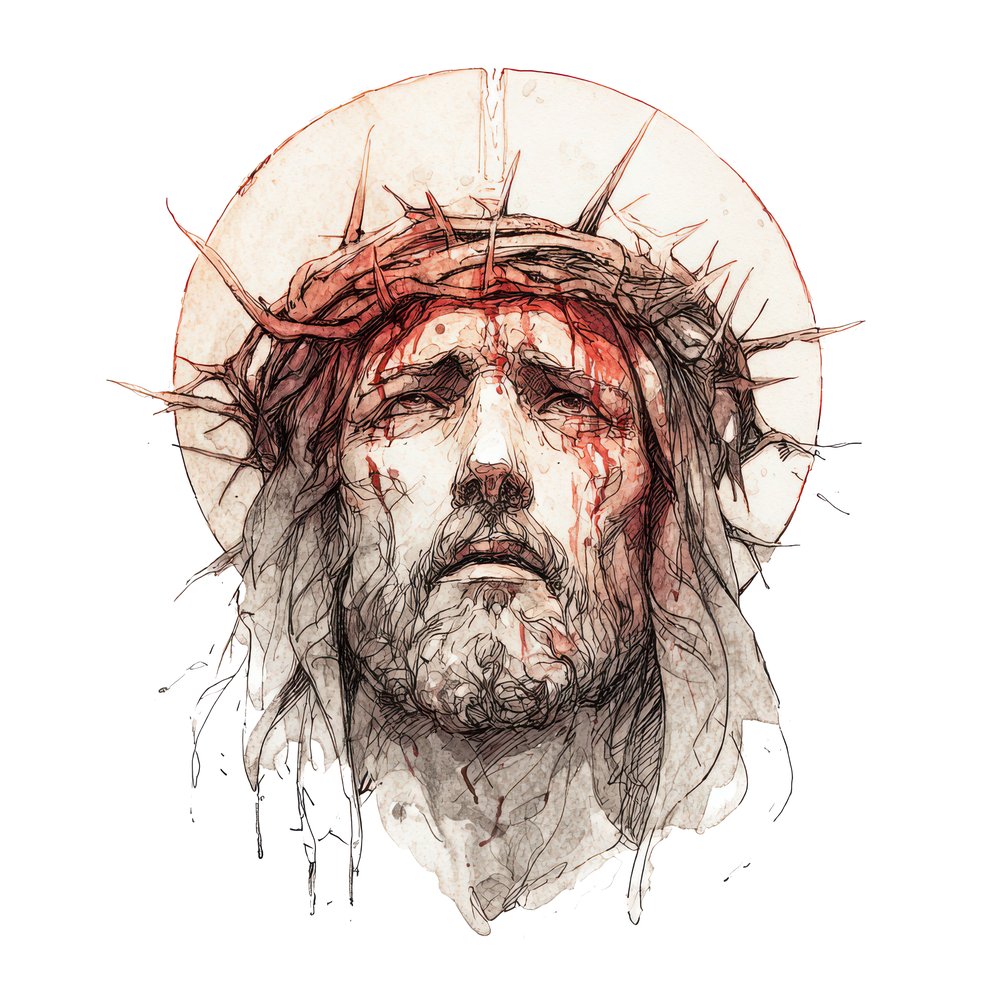 Jesus Crown Cross Clipart Set (DDD005900)