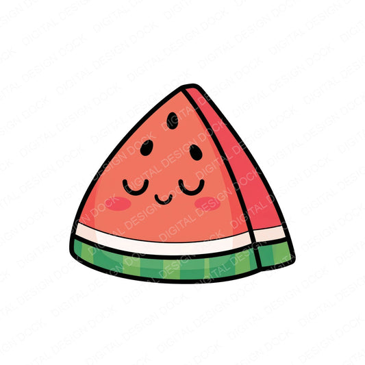 Kawaii Fruit Character Clipart Set (DDD014468)