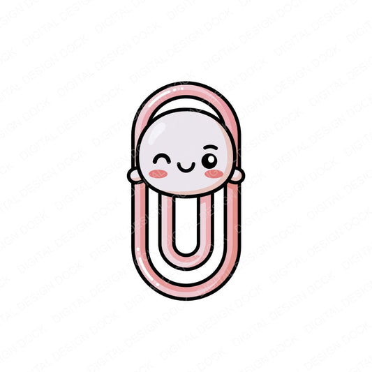 Kawaii Stationery Character Clipart Set (DDD014469)