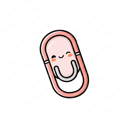 Kawaii Stationery Character Clipart Set (DDD014469)
