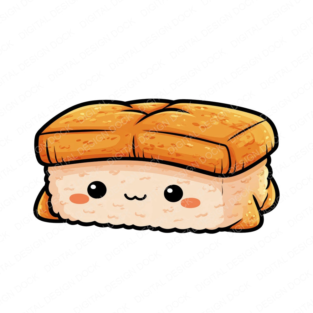 Kawaii Sushi Character Clipart Set (DDD014470)