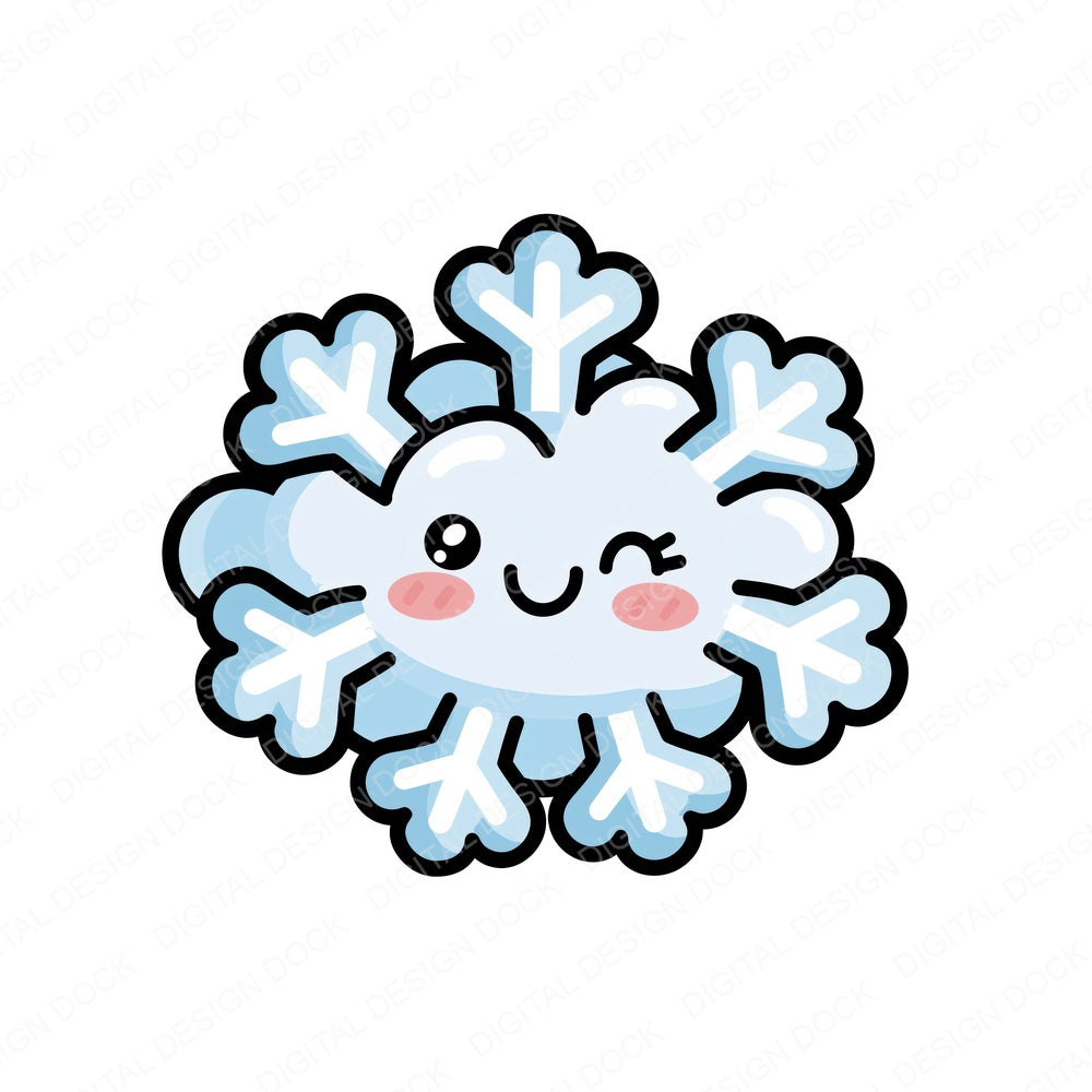 Kawaii Weather Character Fussy Cut Sheets (DDD014491)